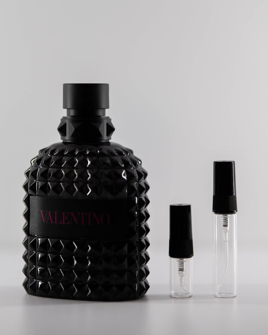 Valentino Extradose with 2ml and 5ml decant bottles