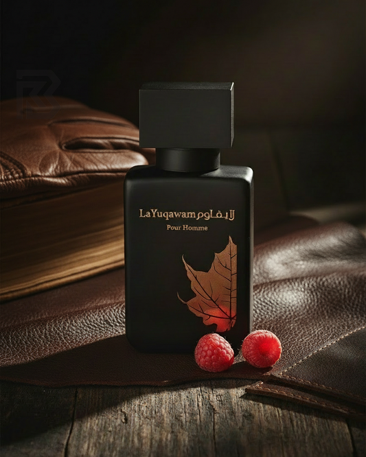 La Yuqawam with note elements in a dark setting