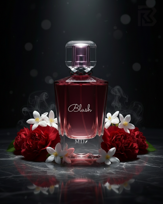 MTJ Blush with red carnations